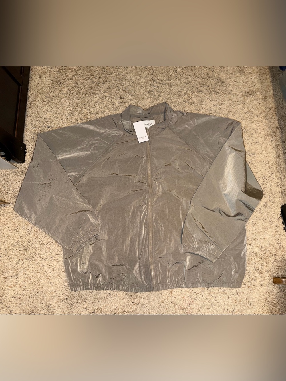 Target Men's taupe windbreaker raincoat Jacket